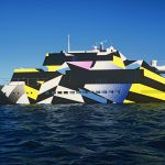 Yacht Design von Jeff Koons und der italienische Yacht-Designerin Ivana Porfiri, Foto: Dakis Yoannou